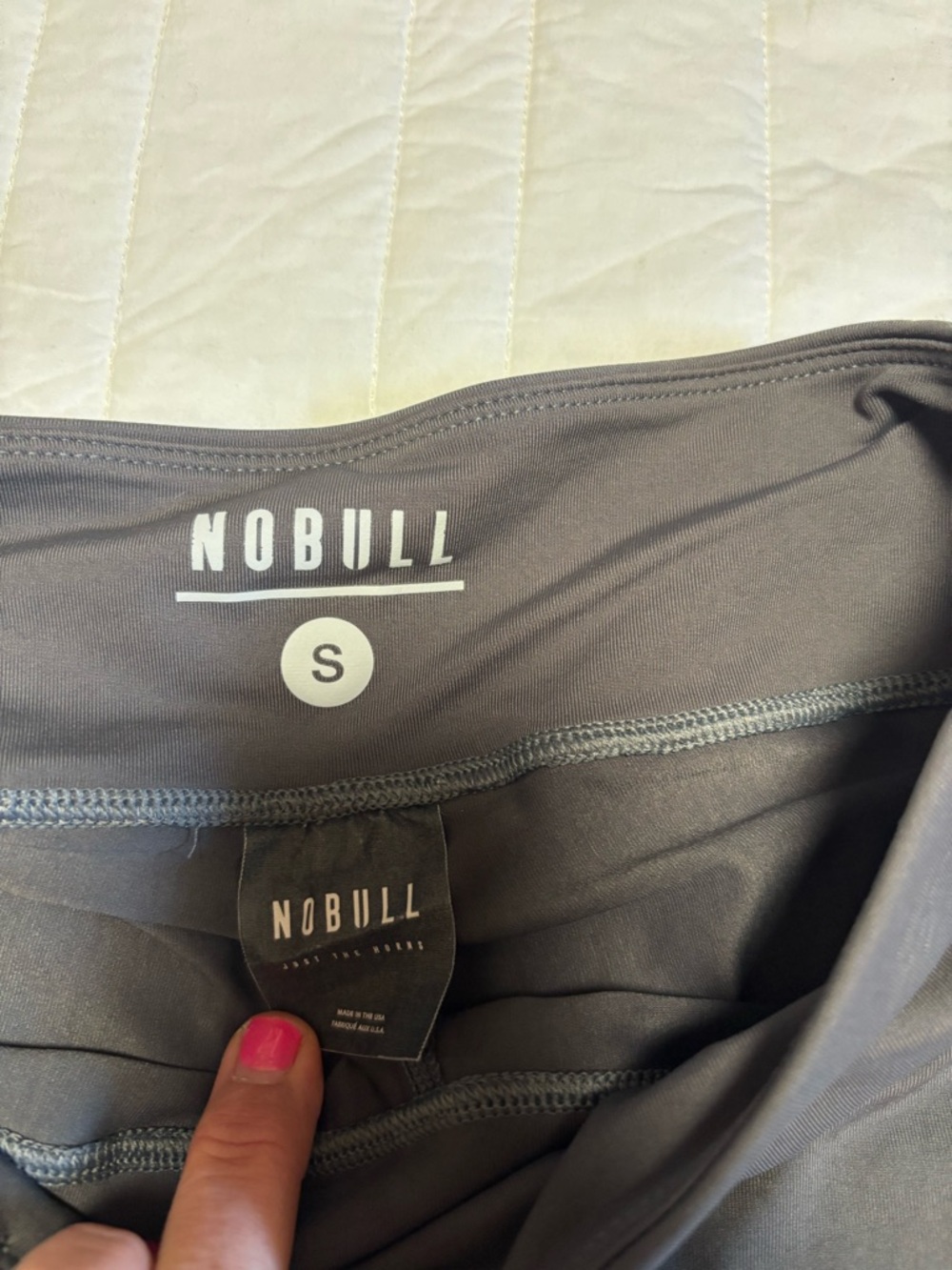 NoBull Women’s 2” Fitted Shorts - Dark Shadow Gray Size Small - Picture 7 of 11